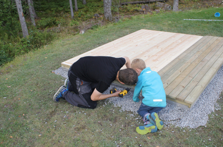 Montage Ihres neuen Spielhauses