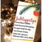 Julklapp PS Shopping skylt 2026