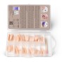 .Gelish - Neutral Soft Gel Tips - Light Nude Medium Coffin