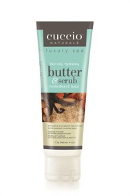 Cuccio- Vanilla Bean & Sugar Butter Scrub, 120ml tube