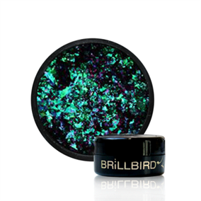Chrome flakes Green