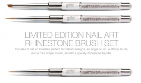 Gelish NAIL ART BRUSH kit clear 3pc
