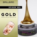 Brillbird- Spider gel - gold 3ml