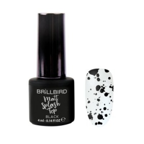 BrillBird- Matt Splash Top - Black 4ml