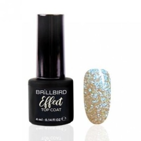 BrillBird-  Effect Top Coat 4ml #turquoise