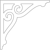 Gaveldekor konsol 006 Decorative brackets for your porch or veranda from our standard dimensions or order your brackets with your specified dimensions. Brackets, Bracket, House Decoration, House Decorations, Balusters, Gable Decorations, Railings, Banisters, from Sweden, Swedish houses, Gaveldekor, Gingerbread, gingerbread-house