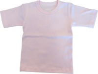 Barn T-shirt Sportig - Ljusrosa