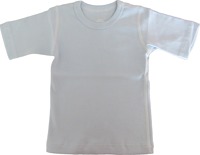 T-shirt Kortärmad Sportig 70-110cl- Ljusblå