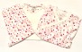 Klädpaket - Byxor, Body Omlott  - Rosa bubblor