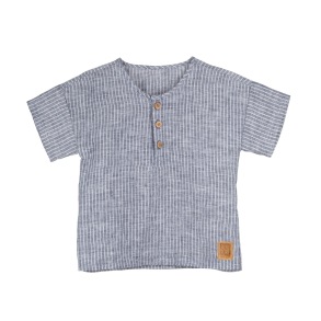 Tunika/T-shirt för barn i linne - Randig 86-116cl - Tunika randig 86cl