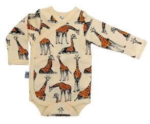 Omlottbody baby - Giraff 0-12mån - Omlottbody giraff 0-3mån