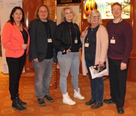 Anna Jansson, Pekå Englund, Xandra Matson, Gärd Fors och Lennart Guldbrandsson, Birka-19. Anna Jansson, Pekå Englund, Xandra Matson, Gärd Fors och Lennart Guldbrandsson, Birka-19.