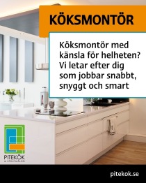 Pitekök söker köksmontör