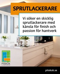 Pitekök söker sprutlackerare