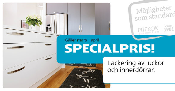 Lackering av luckor och innerdörrar Pitekök Lackering av luckor och innerdörrar Pitekök