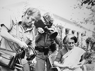 Bengt, Åke och Indira Gandhi i Indien. Bengt, Åke och Indira Gandhi i Indien.