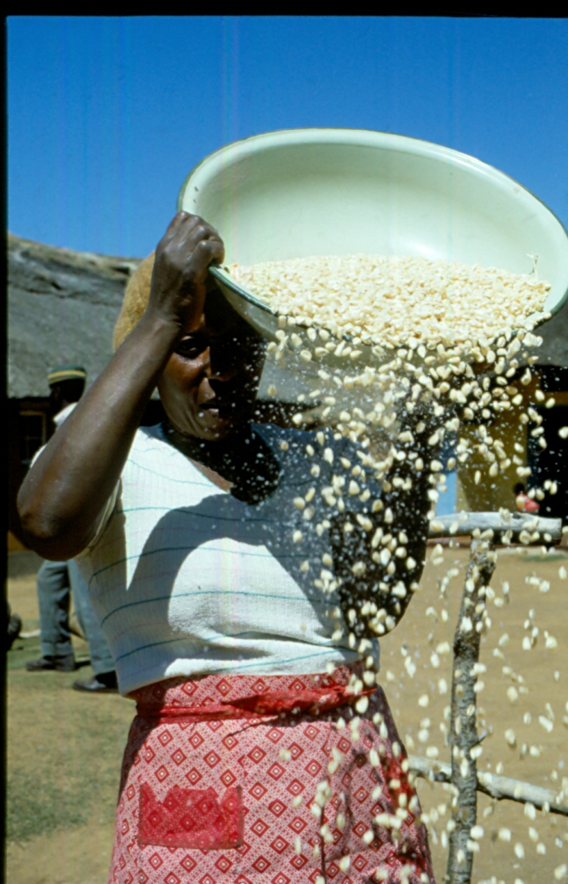 Kvinna i Lesotho. Kvinna i Lesotho.