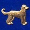 Afghan Brosch Kenart - Afghan guldfärgad