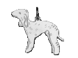 Bedlingtonterrier hängsmycke