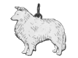 Shetland Sheepdog (Sheltie) hängsmycke