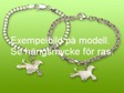 Siberian Husky hängsmycke till armband