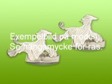 Dalmatiner manschettknappar par