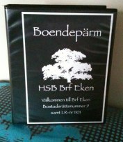 En av boendepärmarna En av boendepärmarna