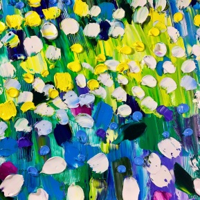 Fluffy dream: 50x70 cm, oil, 2018, Anna Afzelius-Alm - SOLD
