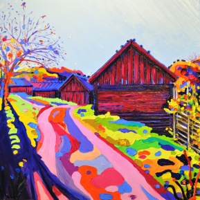 Glorious morning - Viby: 100x120cm, oil on canvas - Price upon request