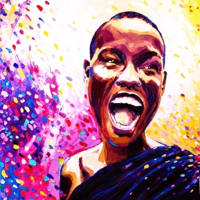 Joyfull: 100x120cm, oil on canvas - price upon request