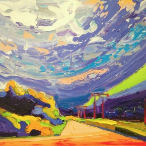 Before the storm: 40x50 cm, oil on canvas - SOLD
