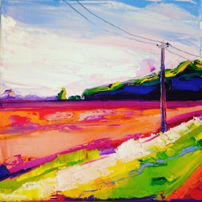 Walk the walk: 40x40 cm, oil on canvas - SOLD
