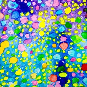 Bubbles: 11.5x16.8 cm, water colour on paper - SOLD