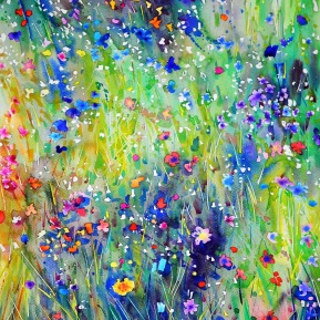 Meadow sparkle #1: 56x76 cm, 2019 - see webshop
