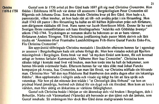 Sida ur "Ätteboken" av Erik Funck med hjälp av sonen Claes Funck & Carina Olsson i Upplands Väsby färdig 1993. Claes Funck copyright