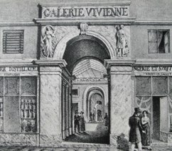 The Galerie Vivienne . Paris 1820.