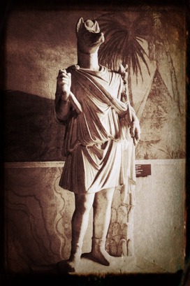 Statue of Anubis in the Vatican Museum.