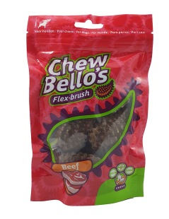 Chew Bello's, tugg av 50 % råhud av nöt, spannmålsfritt Chew Bello's, tugg av 50 % råhud av nöt, spannmålsfritt