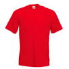 T-Shirt med 2 x 4färgs tryck och startnummer - Röd
