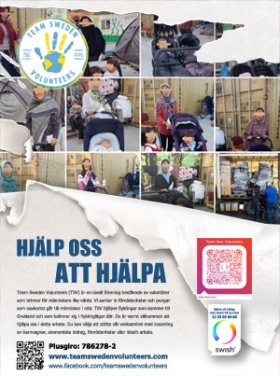 Team Sweden Volunteers poster 2020 Team Sweden Volunteers poster 2020