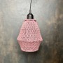 Stickade lampor - Ljusrosa liten lampa
