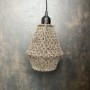 Stickade lampor - Beige liten lampa