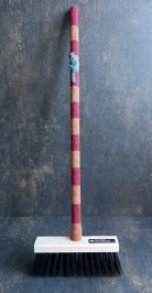 röd/orange randig borste