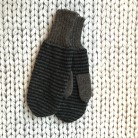 svart/grå m. brun kant svart/grå m. brun kant