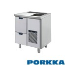 Barkylbänk, 2 lådor