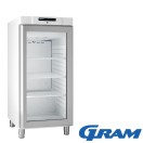 Kylskåp glasdörr, 218 liter, vitt
