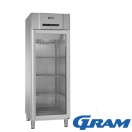 Kylskåp glasdörr, 583 liter, GN 2/1