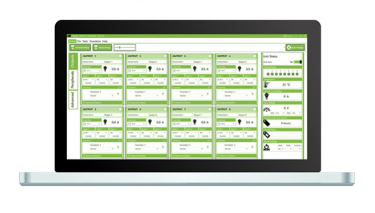 Addio Control Center interface Addio Control Center interface