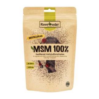Rawpowder MSM pulver 250 g - 