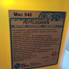 Mac 946 Fettlösaren